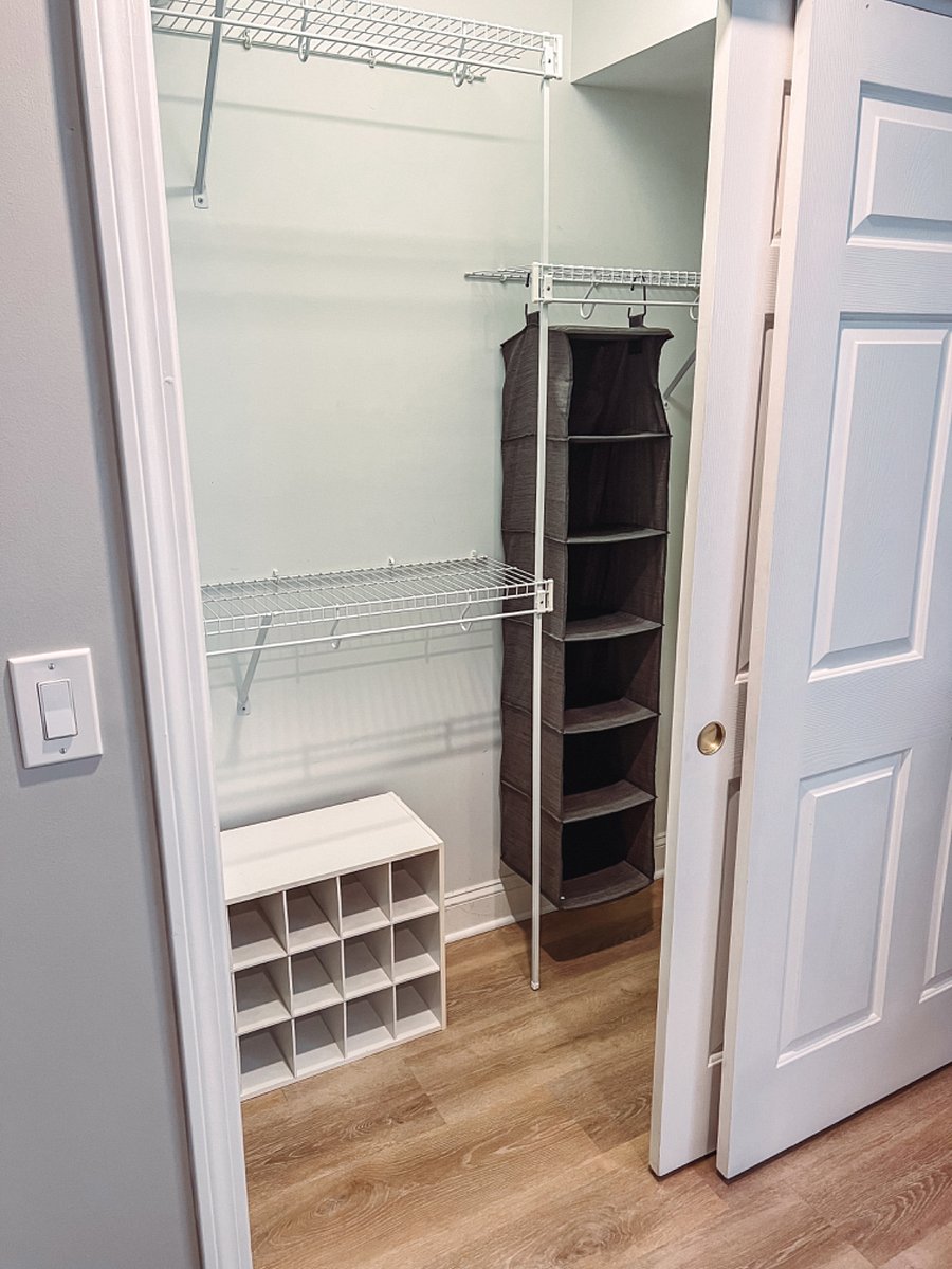 Queen Bedroom 2 closet space.