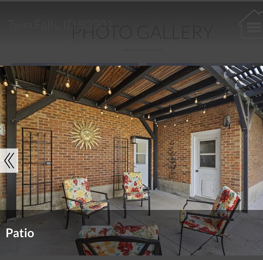Part of patio