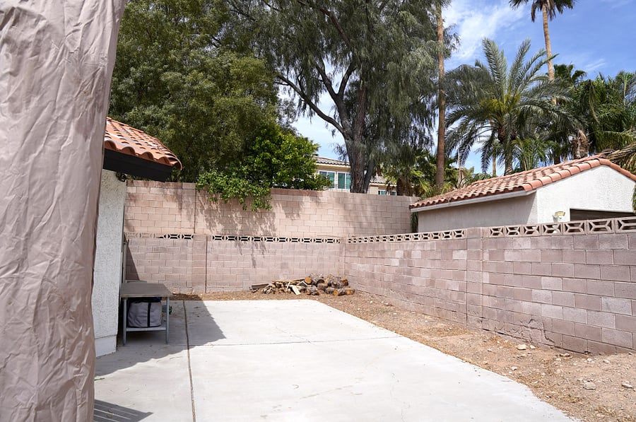 Large private and secure yard space for kids and pets to run around.