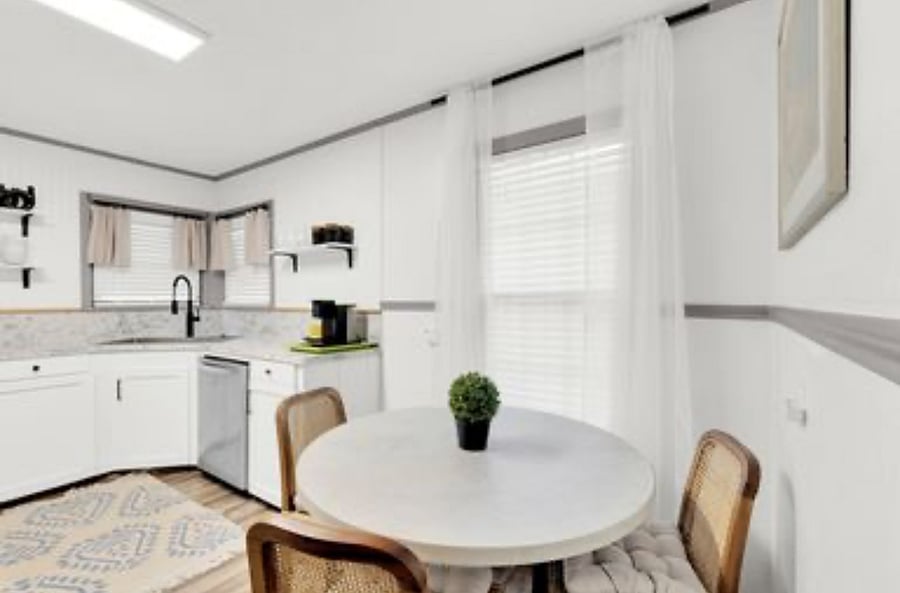 Kitchen and breakfast nook