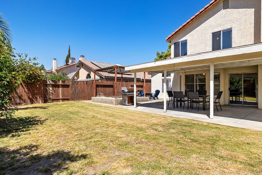 Fully Enclosed Backyard