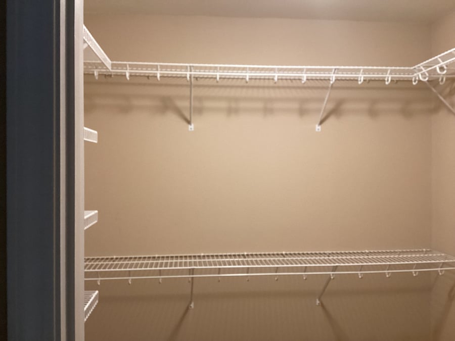 Bedroom walk in closet