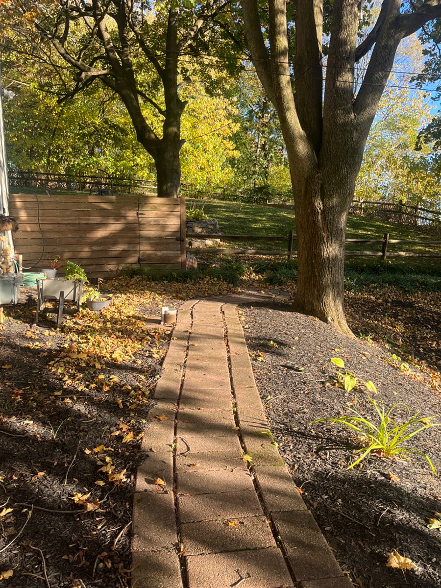 Walk to front door 