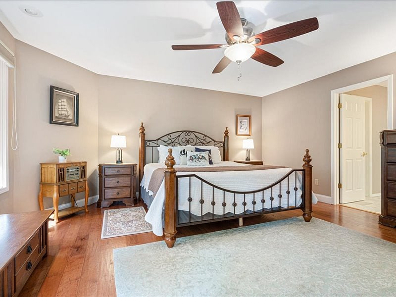 main floor primary bedroom