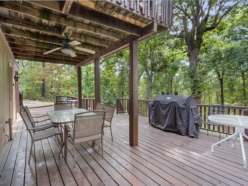 lower level covered patio