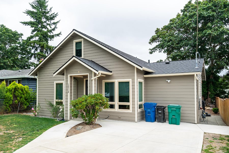 Front of the house.