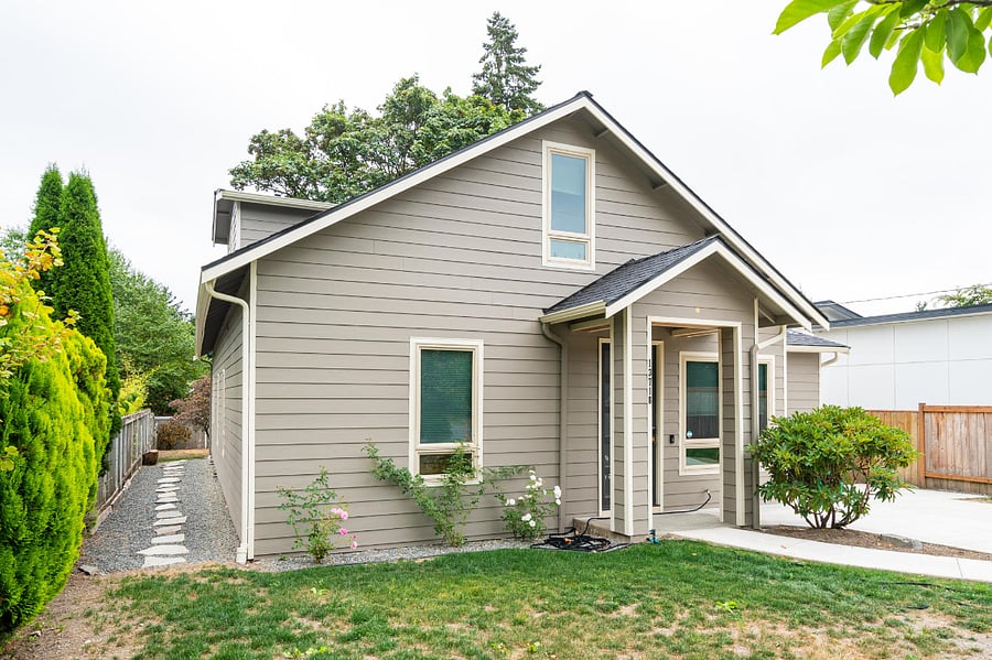 Front of the house.