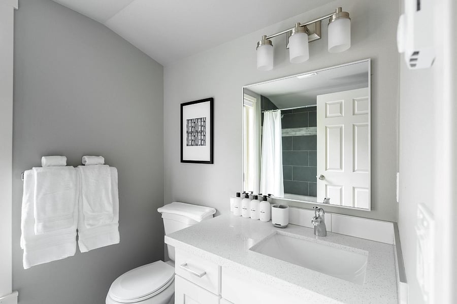 Upstairs bathroom.