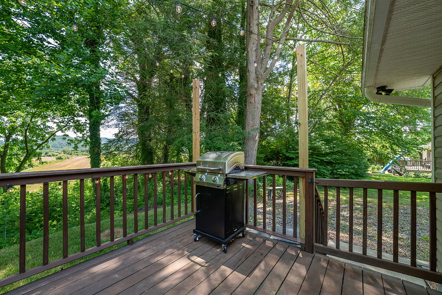 Gas Grill for your outdoor cooking with a view