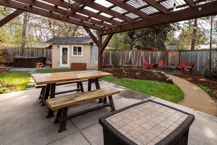 Back patio