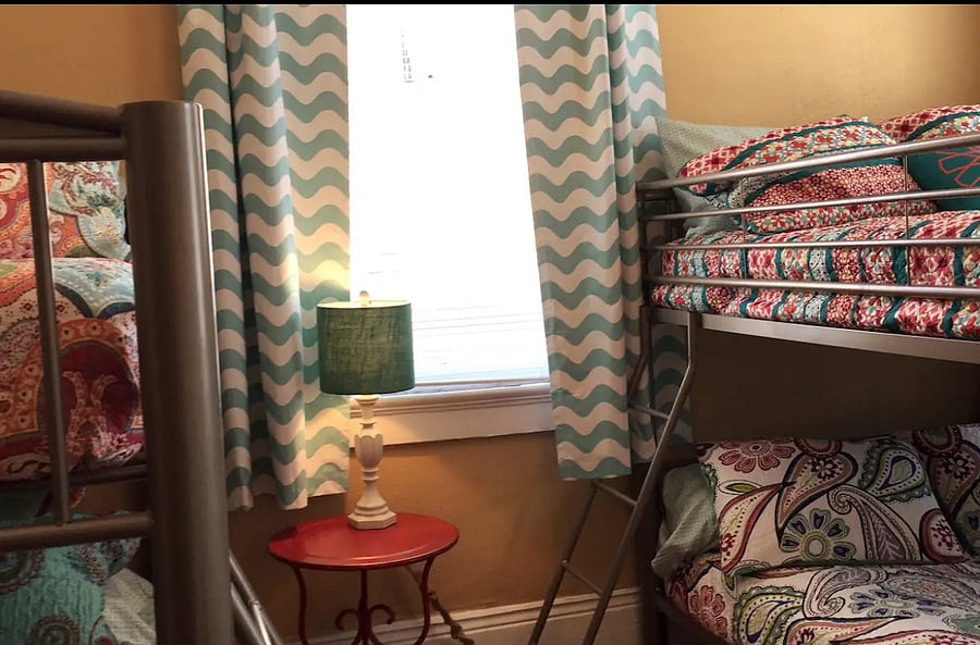Second Floor Bedroom #3 with Two Full over Full Bunk Beds