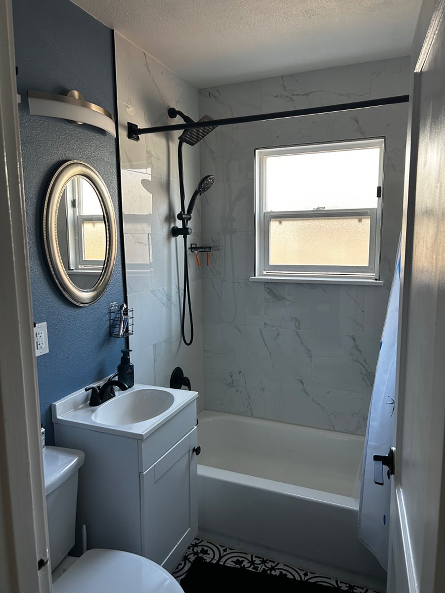 Completely remodeled bathroom