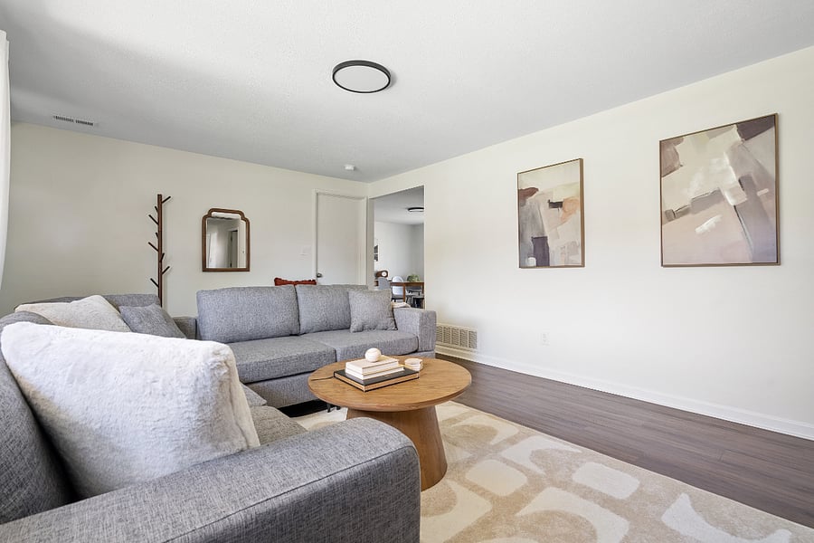 Living Room and Kitchen Entry