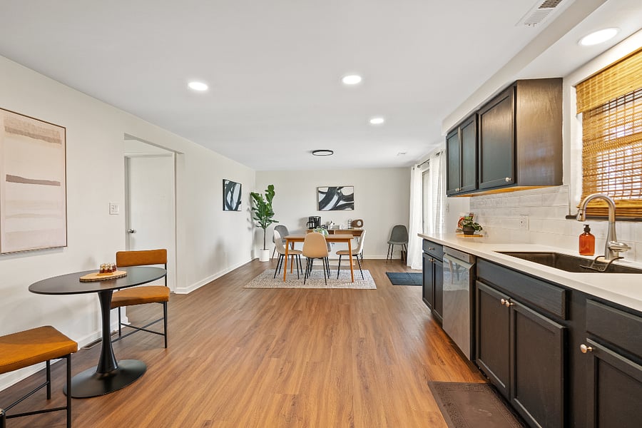 Kitchen and Dining Area