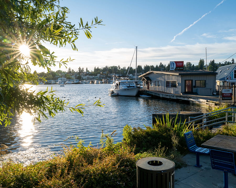 E Allison Public Shore with picnic table and Lake Union access is directly across the street.