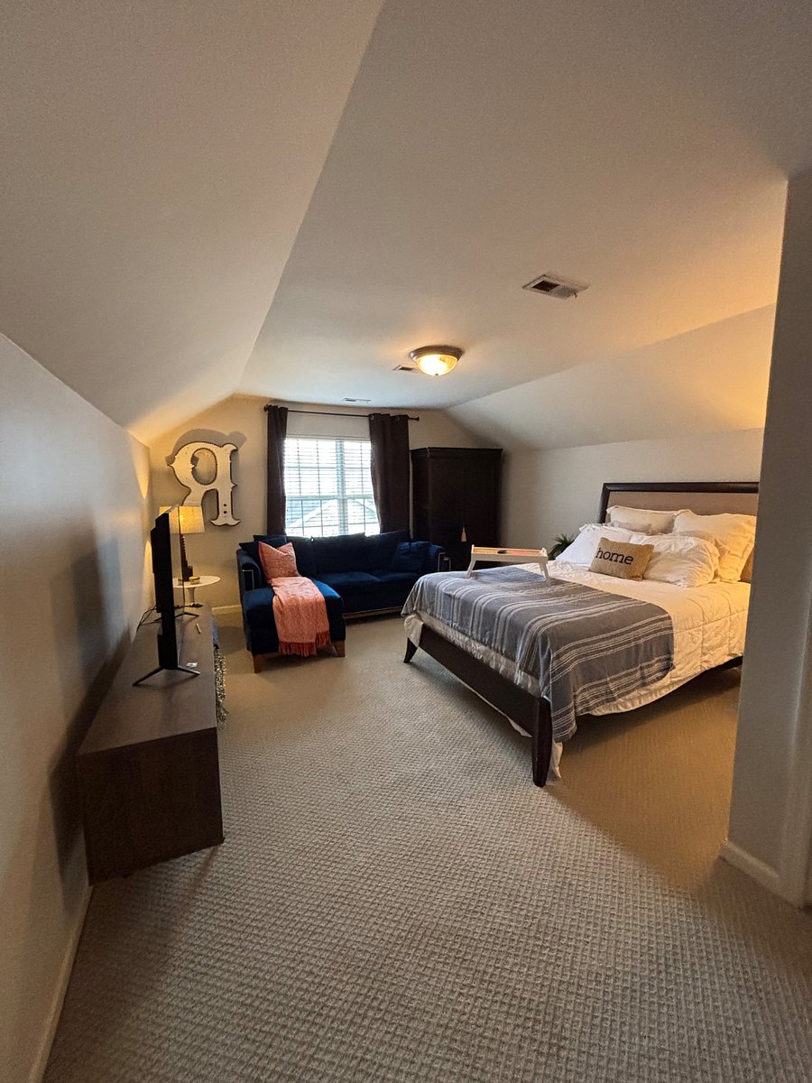 Your private bedroom. Single male renter preferred since another young single male (my son) rents a room on this property.