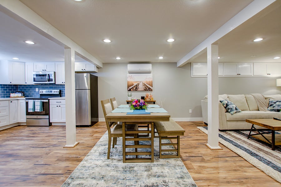 Downstairs dining room