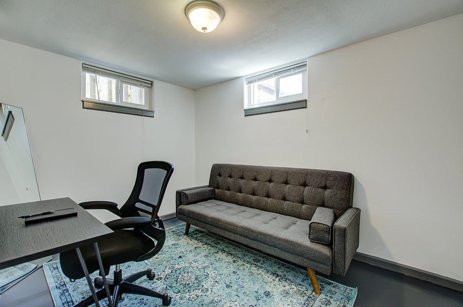Downstairs office room