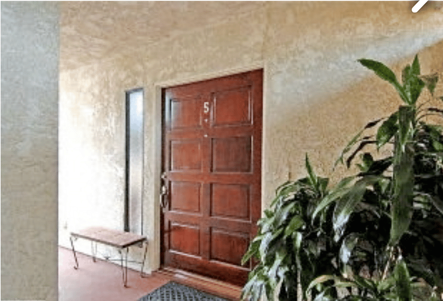 Extra wide entry door