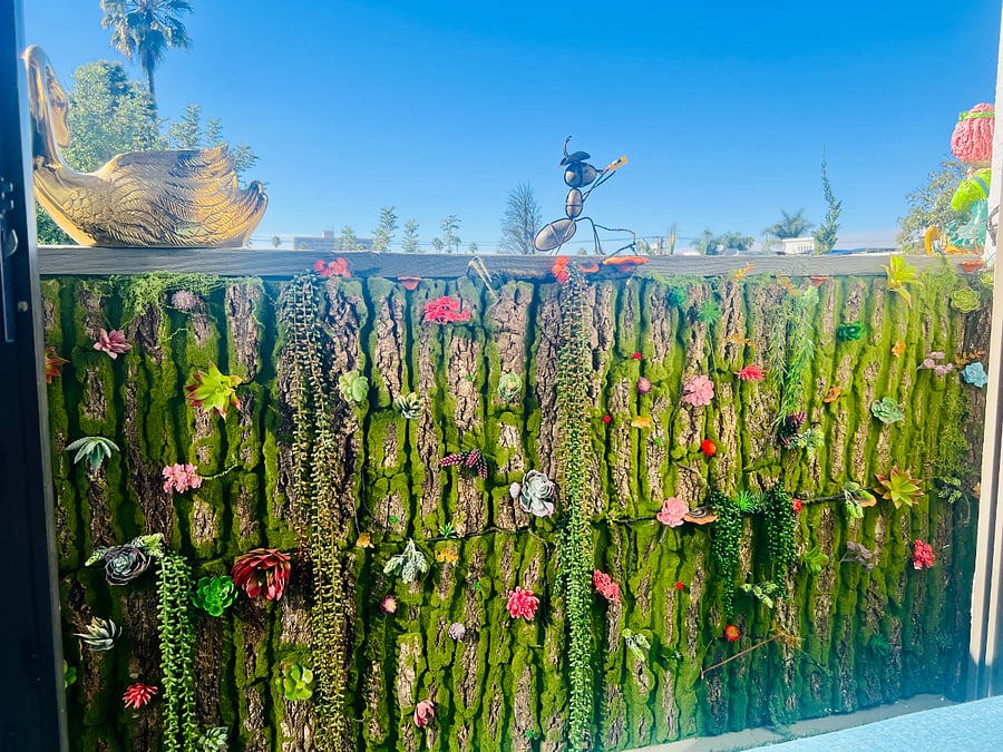 Living room balcony wall