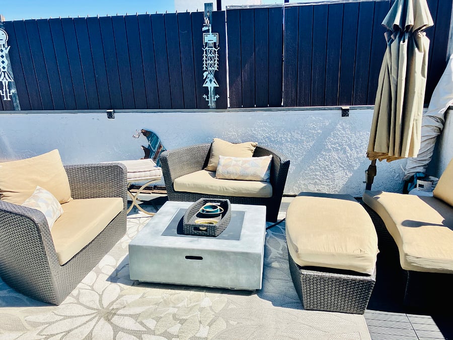 Rooftop patio
