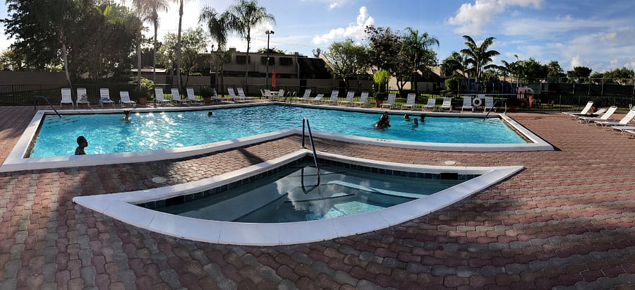 Community pool and Jacuzzi