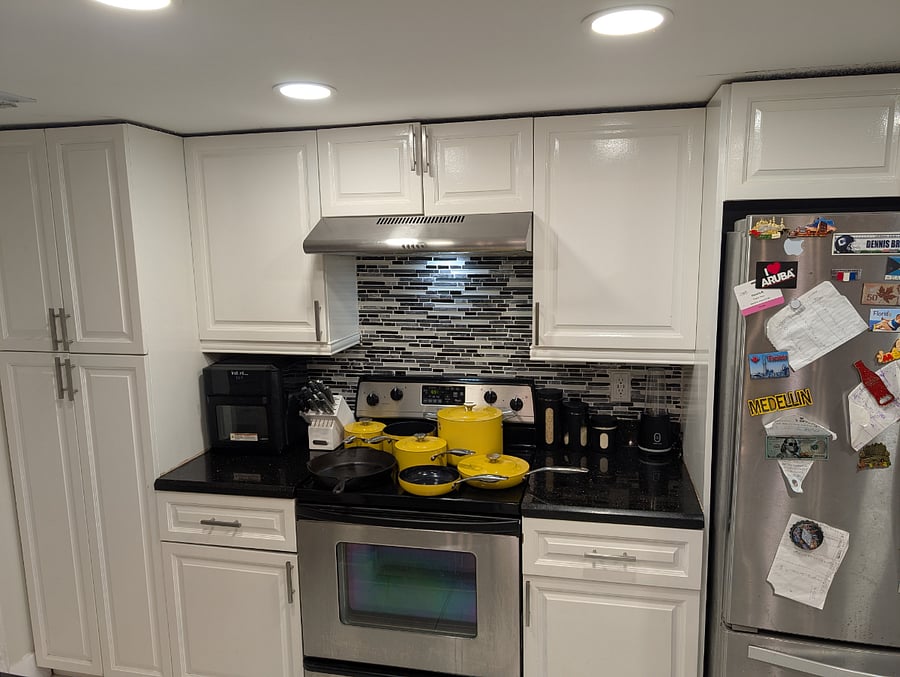 Cabinets view of kitchen