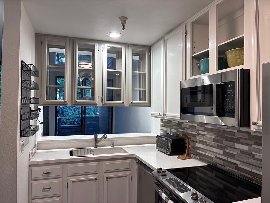 View from Kitchen into dining area