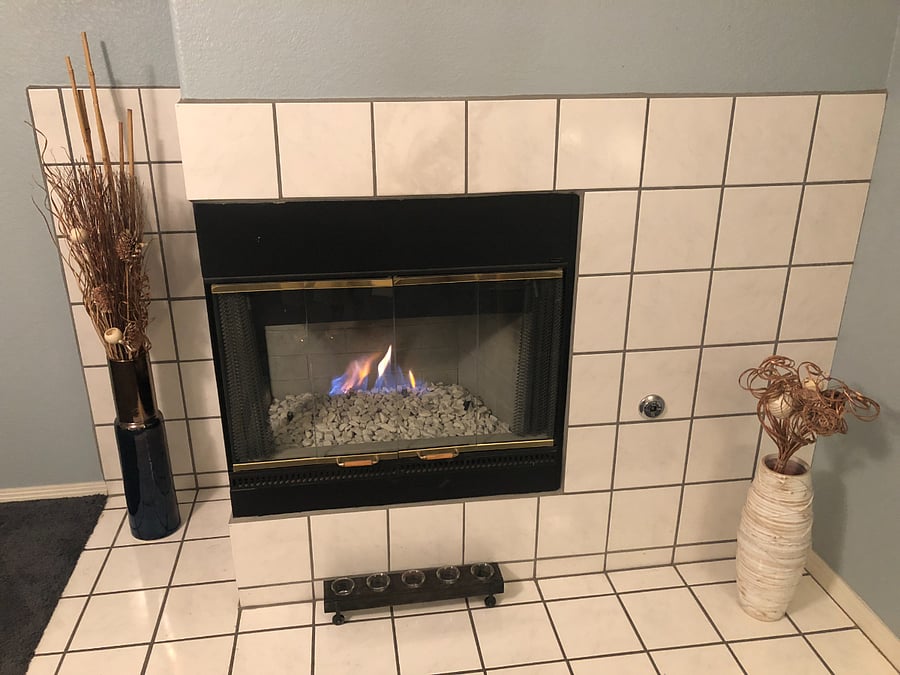 Master Bedroom Fireplace