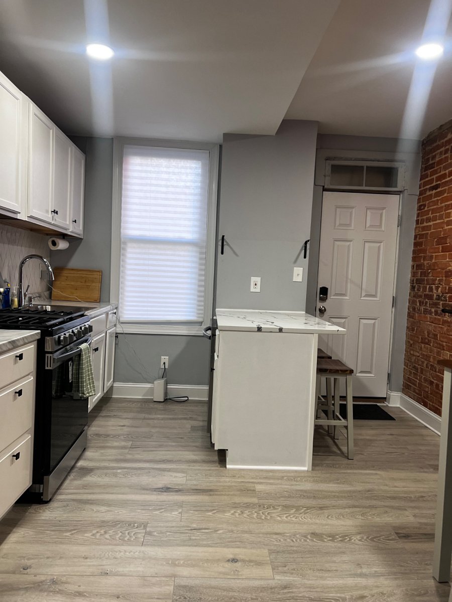 Newly remodeled kitchen
