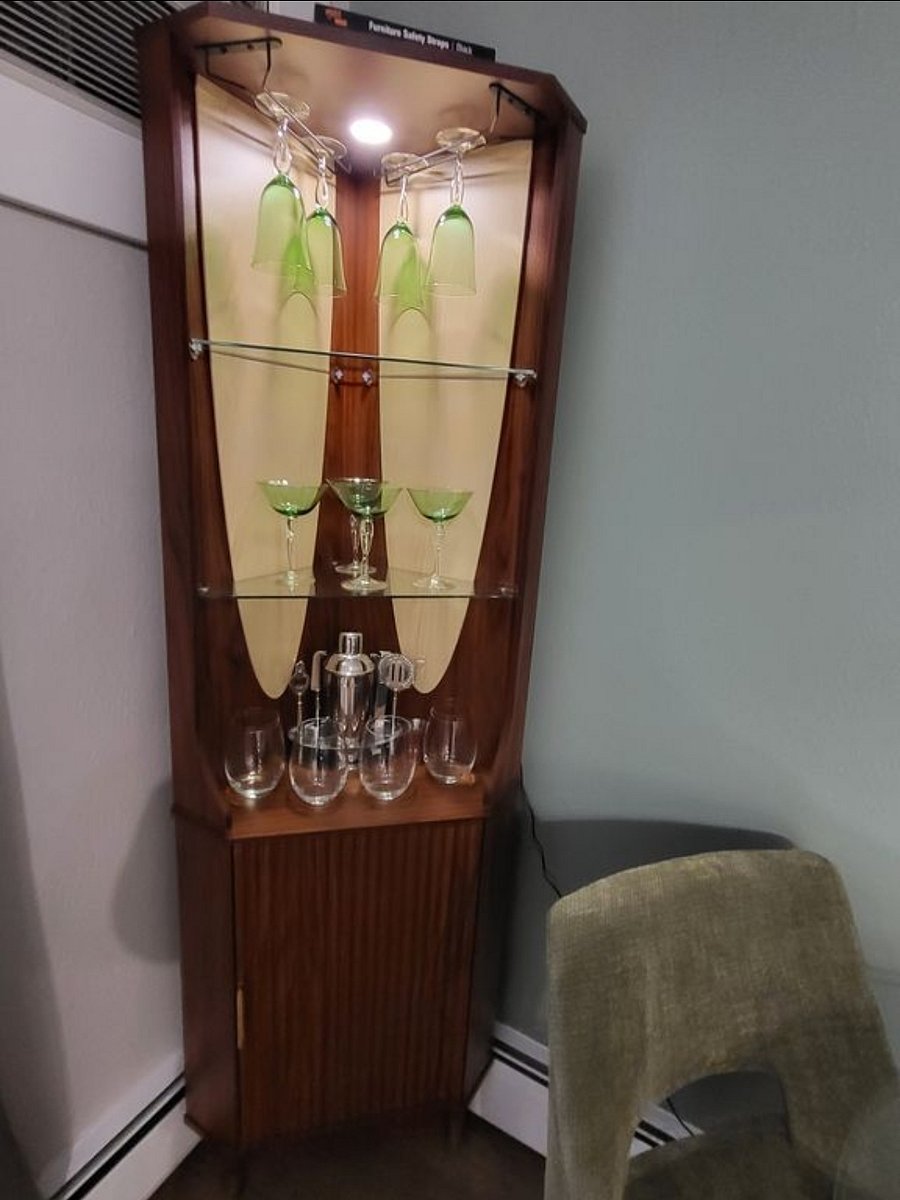Mid Century Modern Bar Cabinet at Niwot Apartment