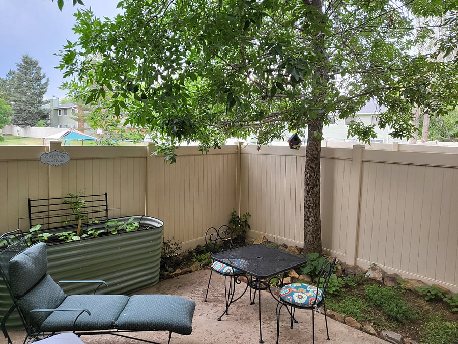 Shared Fenced in Patio