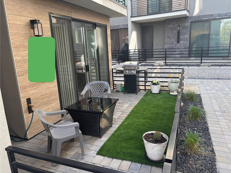 Patio exclusive to your condo with BBQ and firepit