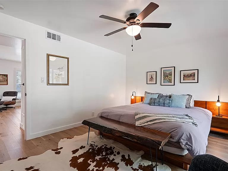 Spacious bedroom