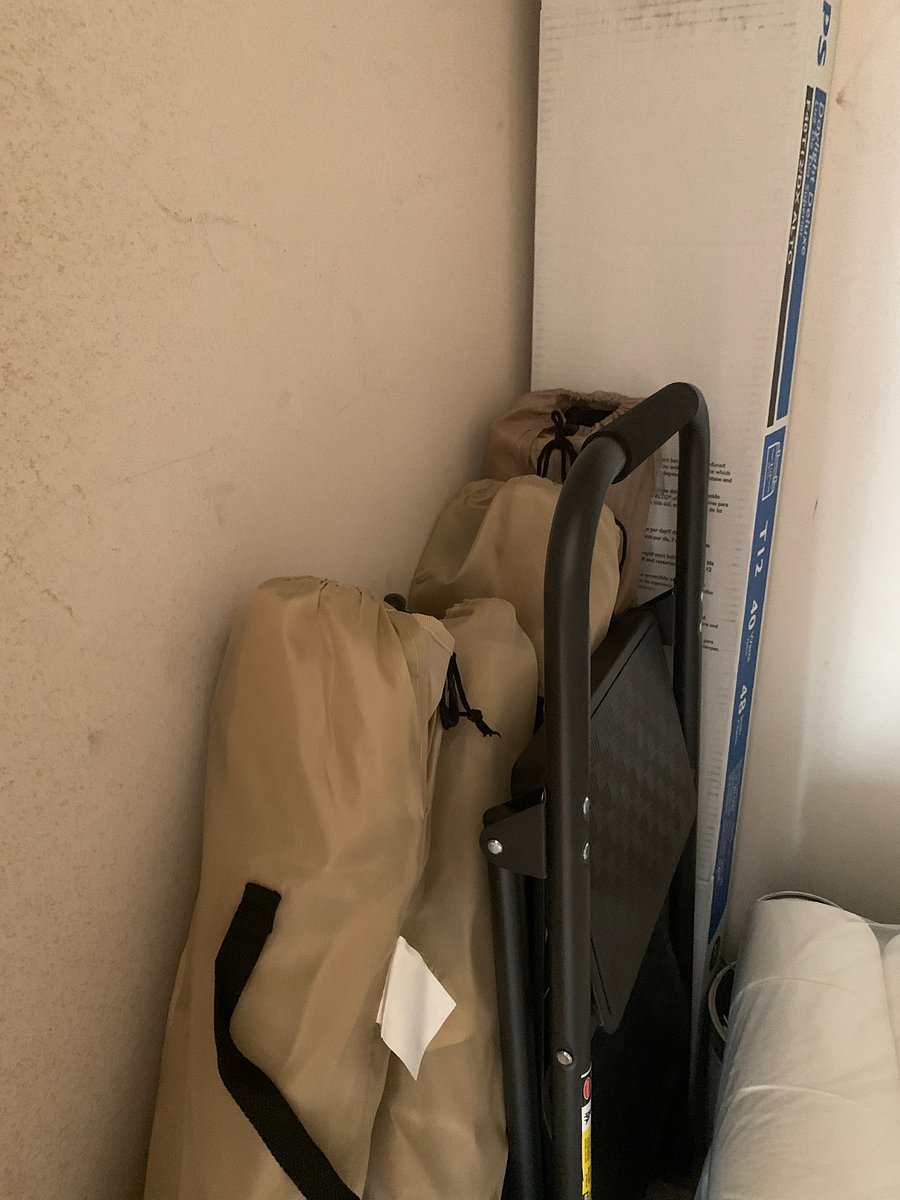 Camp Chairs in End Hall Closet for use atr Sun Bowl etal