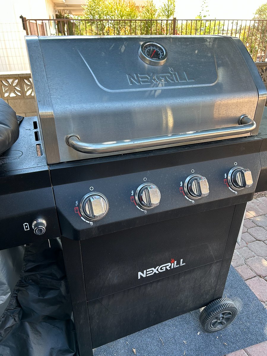 BBQ on back Patio