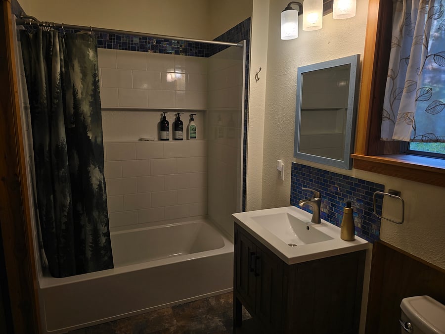 Bathroom recently remodeled