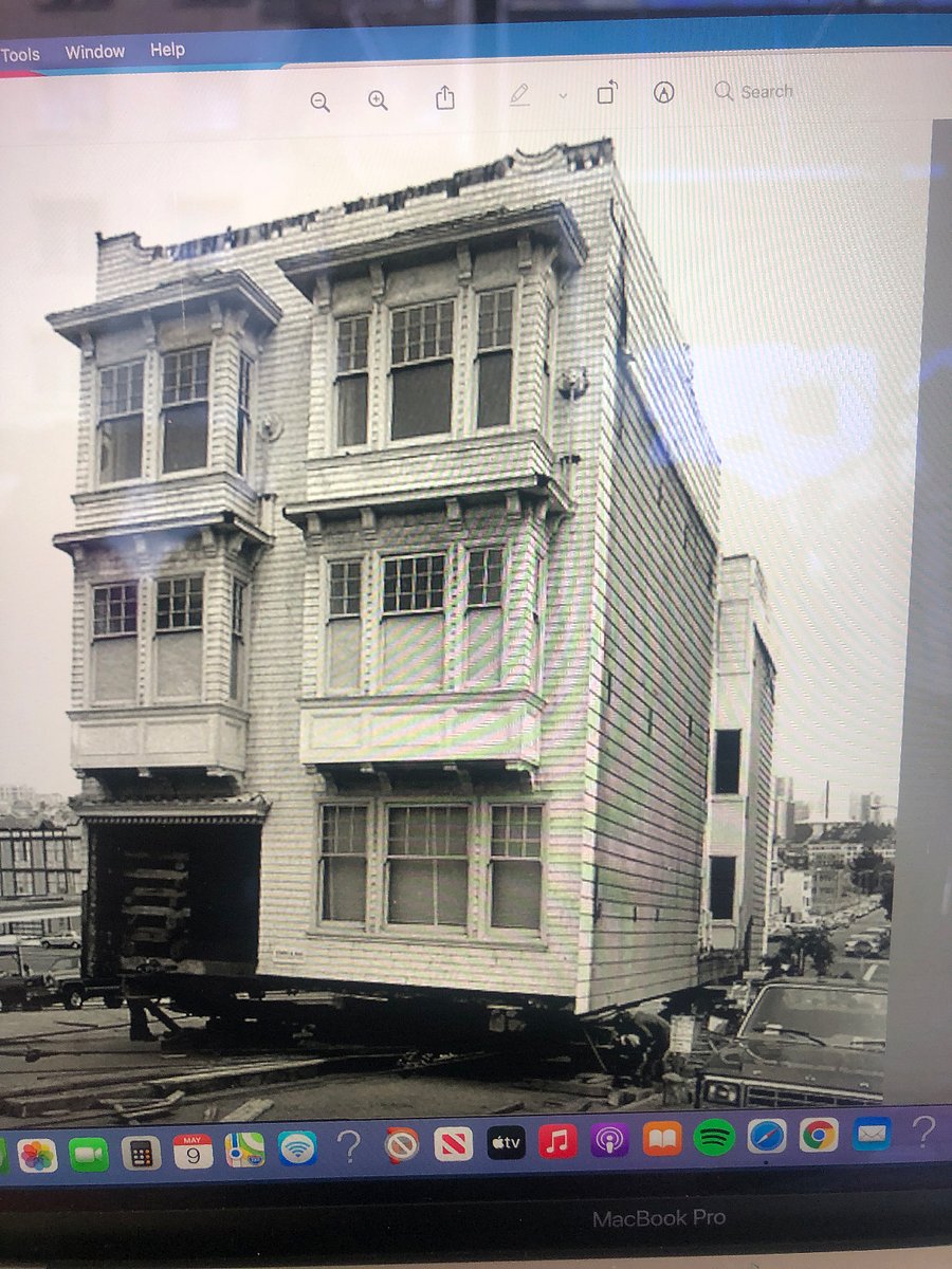 One of San Francisco's relocated buildings.