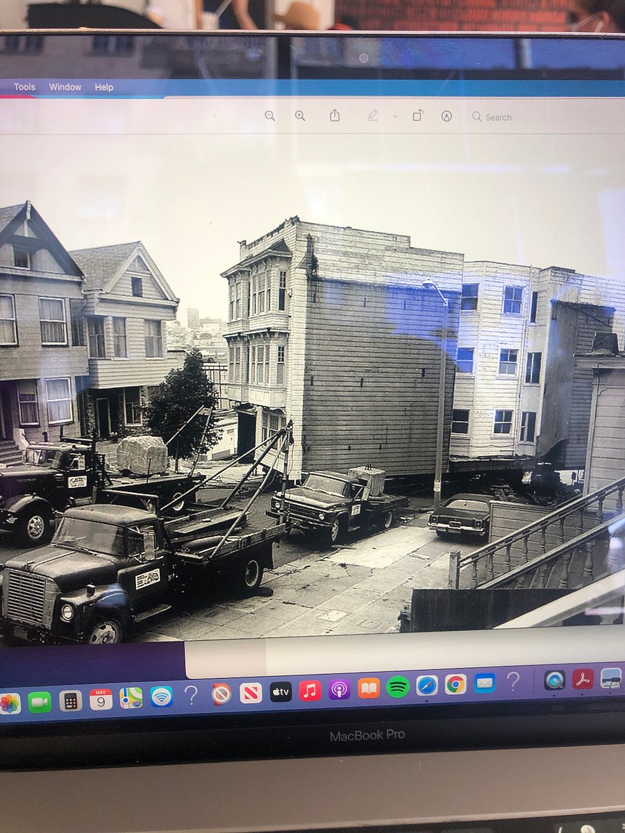 One of San Francisco's relocated buildings.