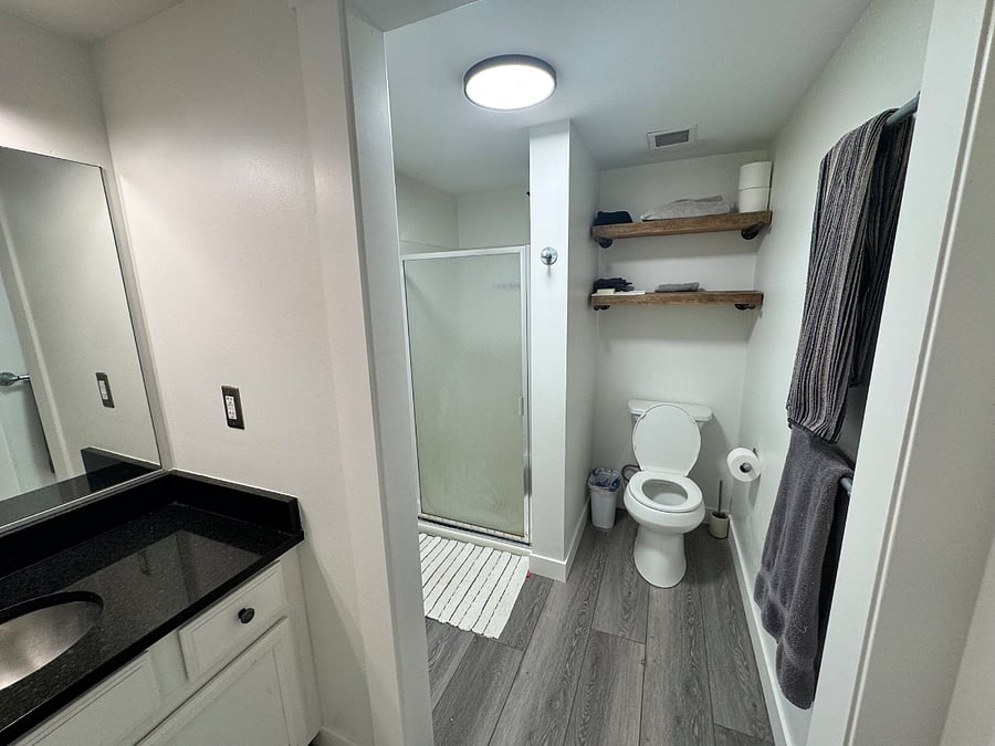 Full bathroom #1, shower stall