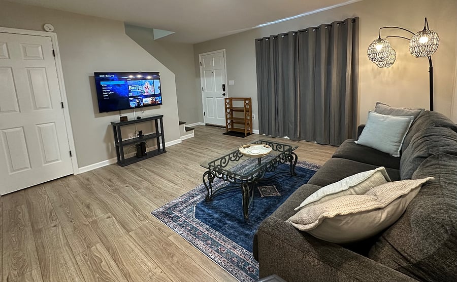 Living Room with Smart TV