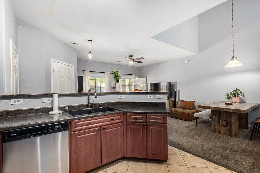 1702 E Bell Rd 189 - Kitchen and Living Room