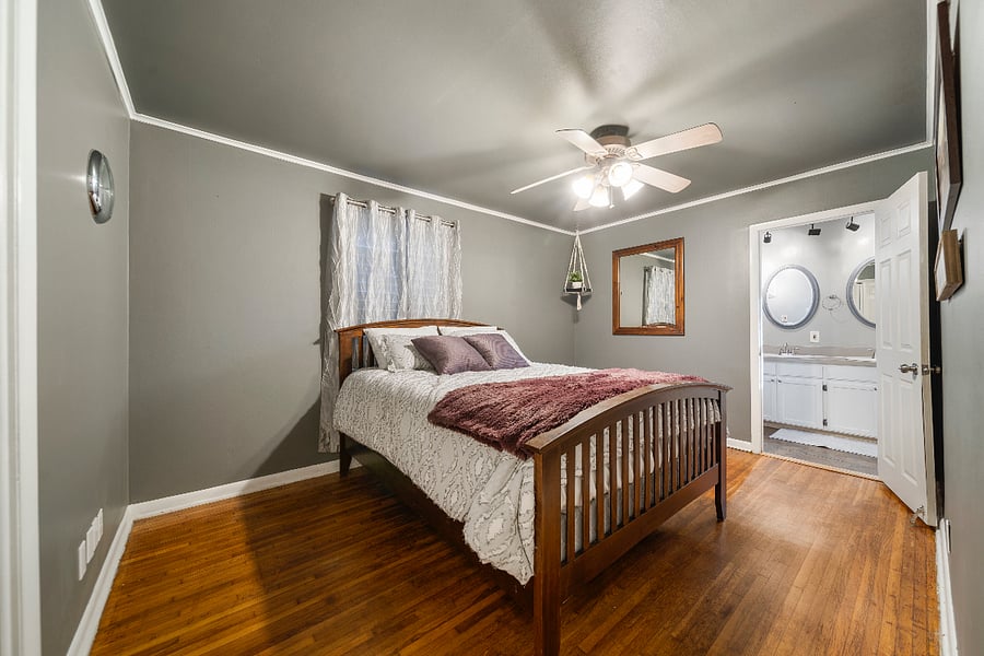 Master bedroom with Ensuite bathroom