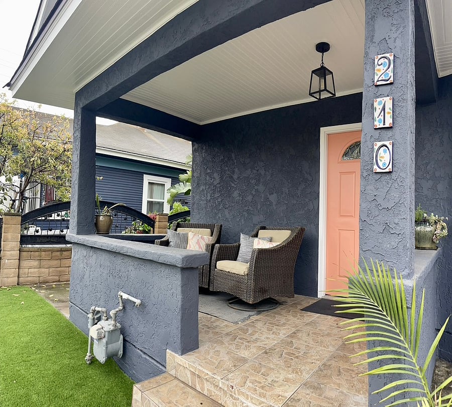 Front porch.