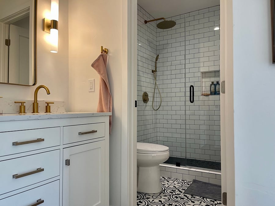 Master bathroom.