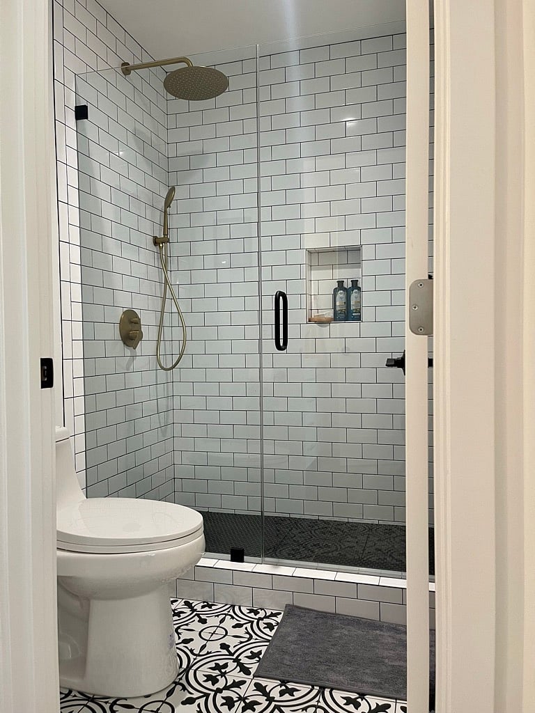 Master bathroom.