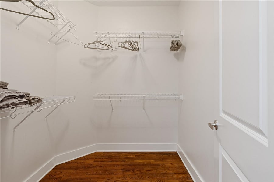 Master bedroom closet.