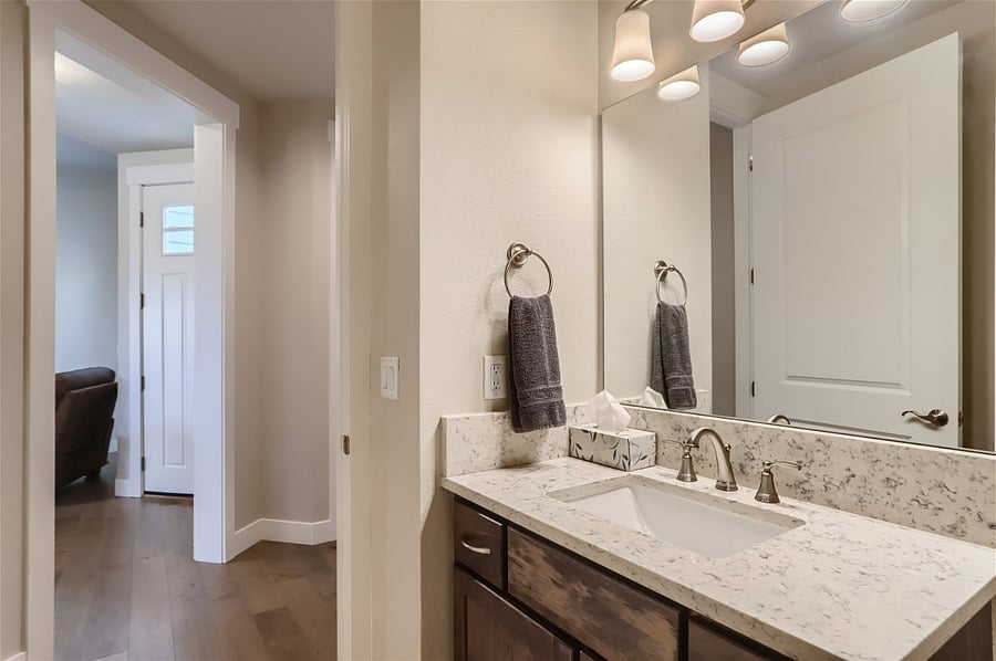 Main floor powder room