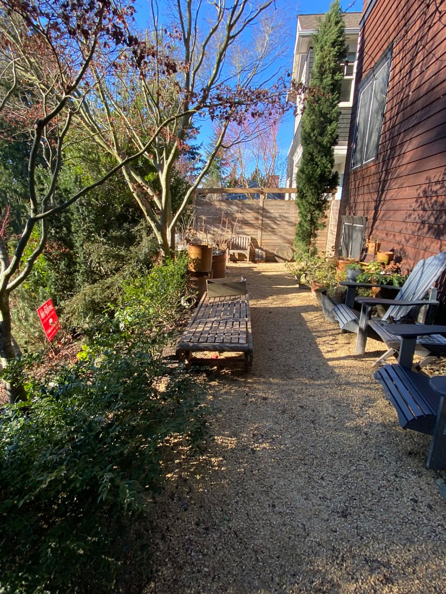 Front garden - Adirondacks are perfect to relax in under the sunshine.