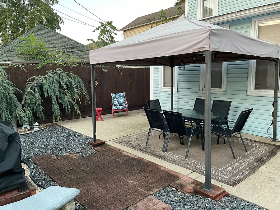 private patio/backyard